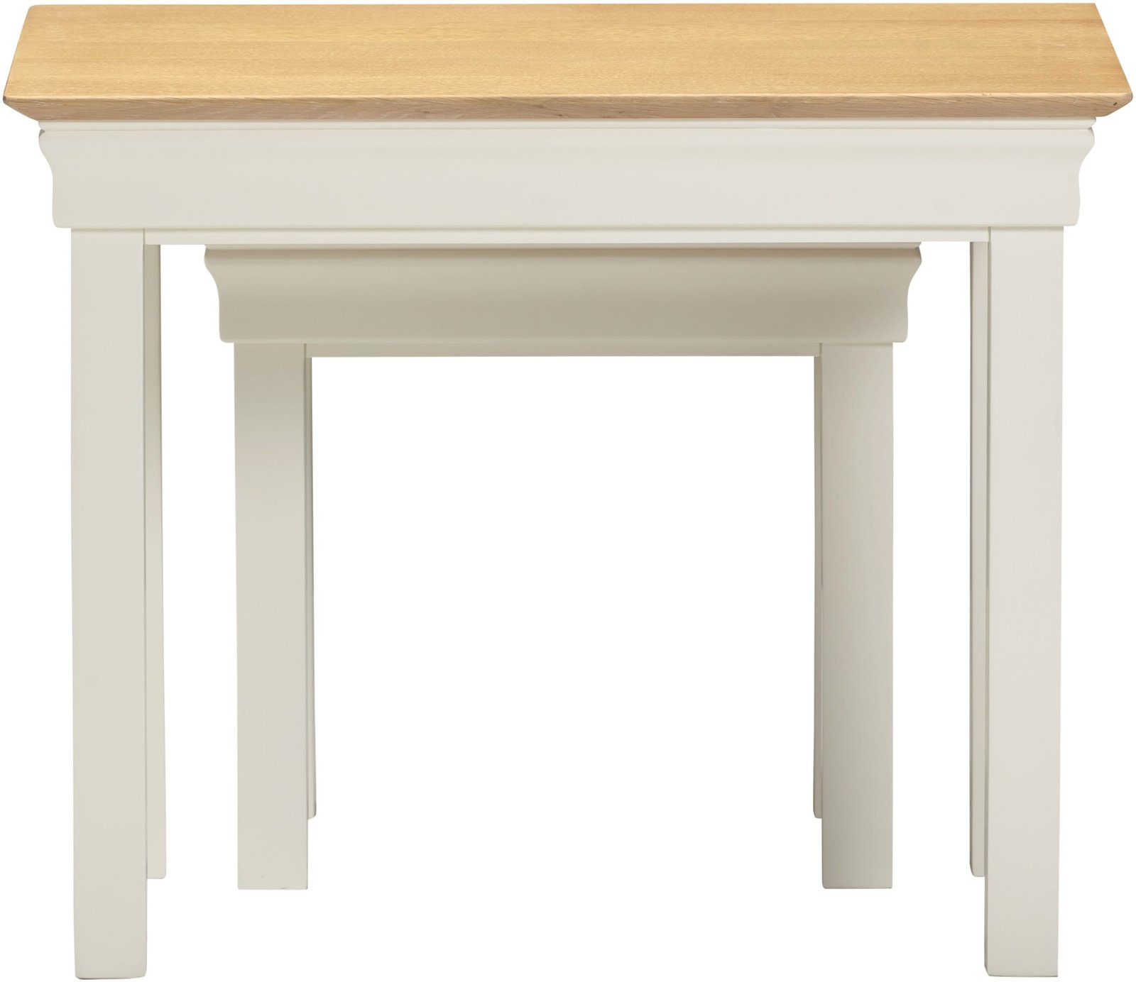Bordeaux Nest of 2 Tables Ivory - Image 4