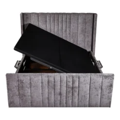 Clara Beige Grey Smart Storage Bed