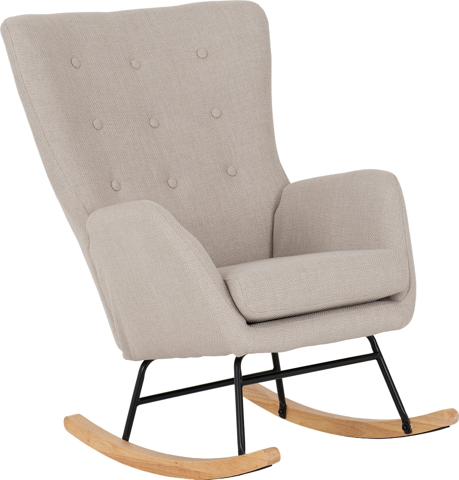 Hayden Rocking Chair Beige - Image 4
