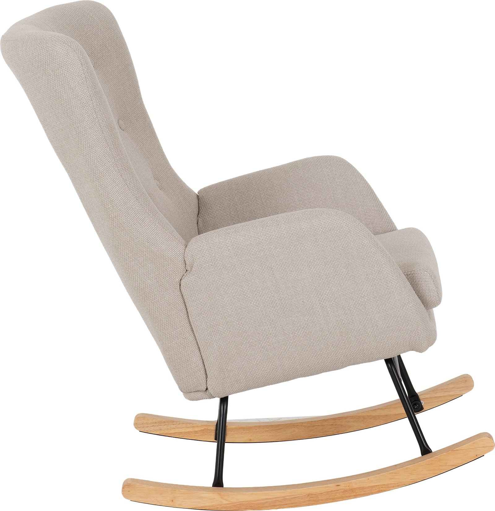 Hayden Rocking Chair Beige - Image 5