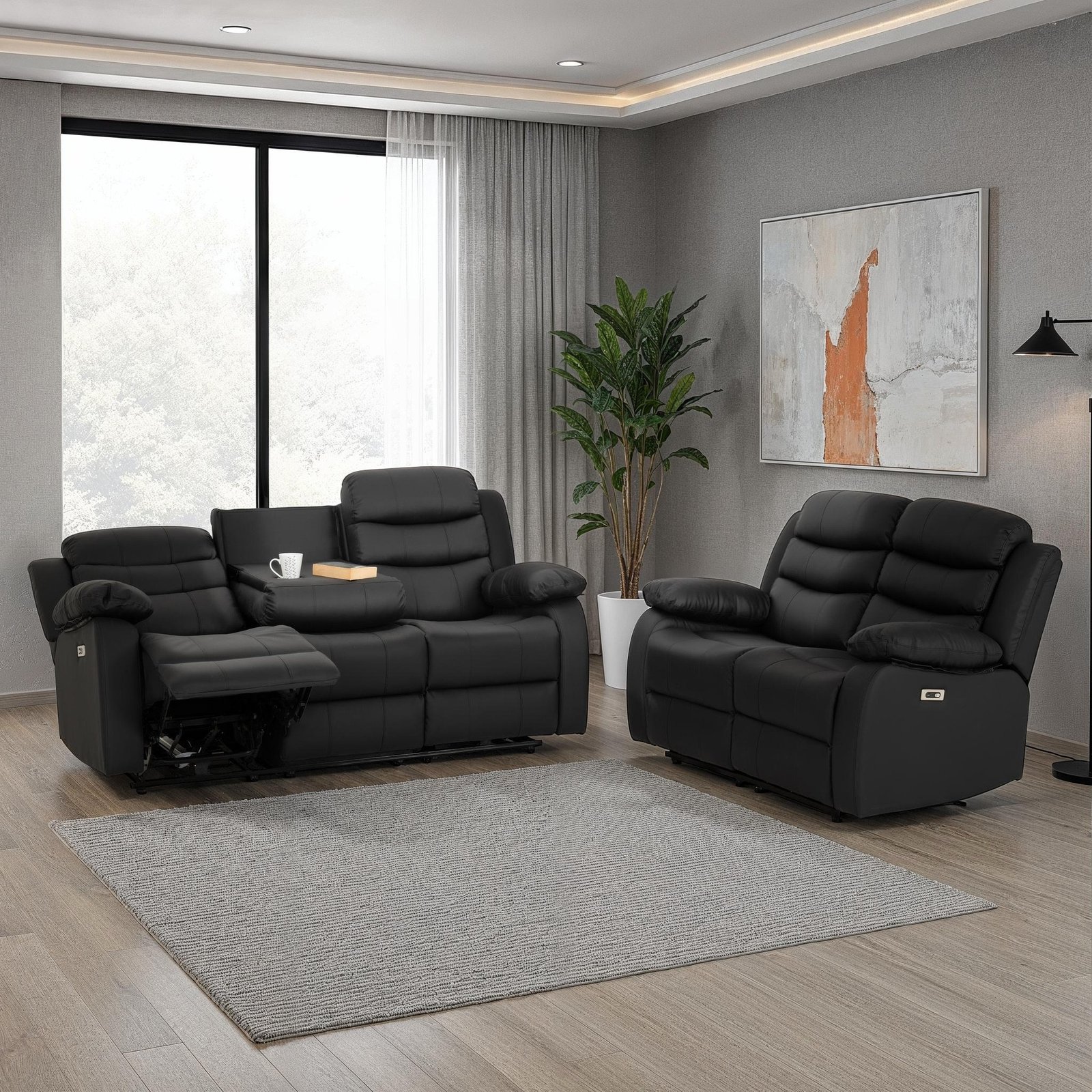 Roma 3+2 Electric Recliner Suite / 2 Colours
