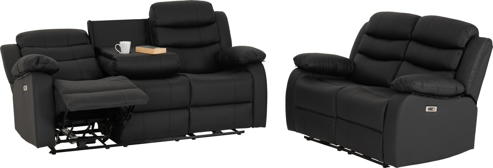 Roma 3+2 Electric Recliner Suite / 2 Colours - Image 2