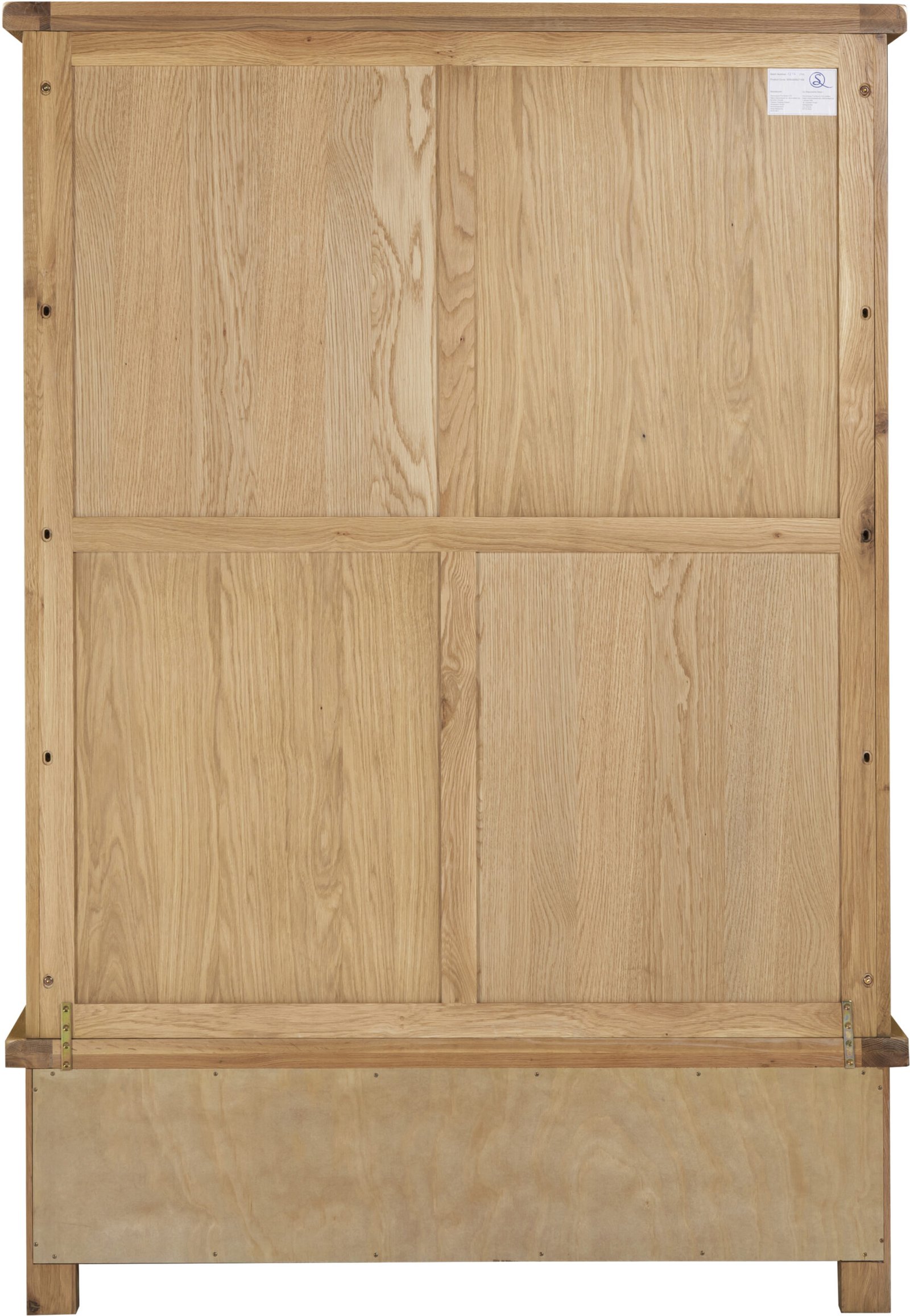 Windsor 3 Door 2 Drawer Wardrobe Natural Oak - Image 6