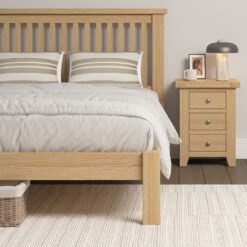 Windsor 5' Bed Low Foot End Natural Oak