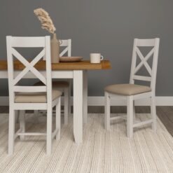 Windsor Large Extending Dining Table Ivory