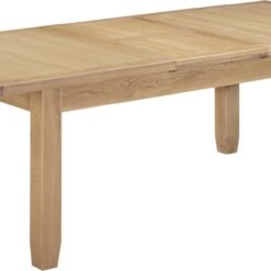 Alternative view of Windsor Large Extending Dining Table Natural Oak