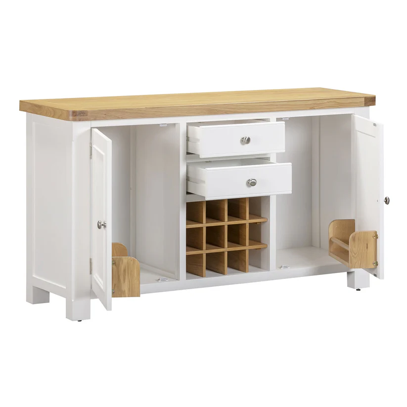 Mayfair Large Sideboard with Wine Rack - Image 2