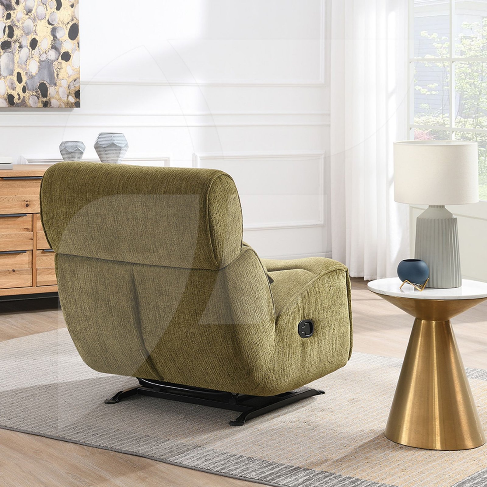 Avebury Manual Recliner Rocker Chair / 3 Colours - Image 10