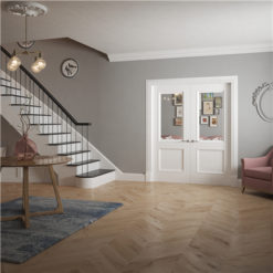 Monroe 2 Panel Bolection Clear Glazed Doors