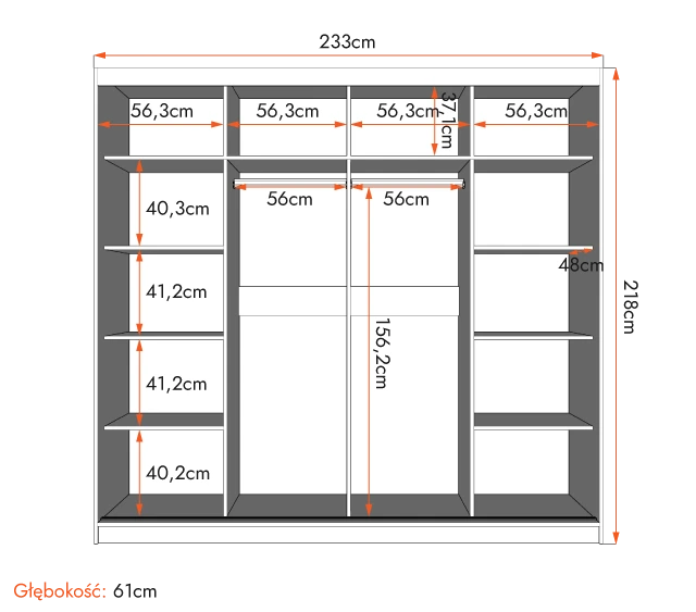 Verona Sliderobe 2.3m - Image 5