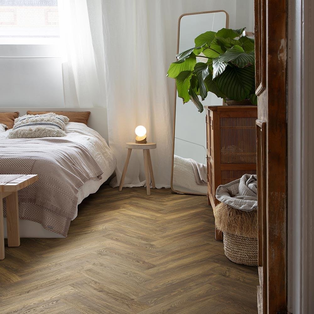 Elenza LVT Herringbone Texas Oak