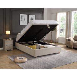 Alternative view of Rio Ottoman Base / Beige Fabric