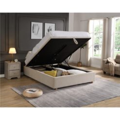 Alternative view of Rio Ottoman Base / Beige Fabric