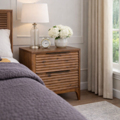 Francesca Walnut Bedside