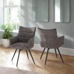 Lewis Carver Swivel Dining Chair / 2 Colours