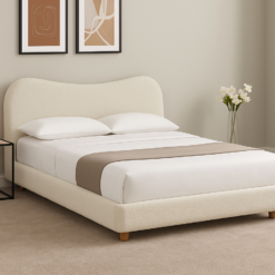 Donegal Cream Bed & Ottoman