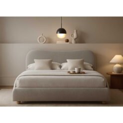 Alternative view of Donegal Grey Bed & Ottoman