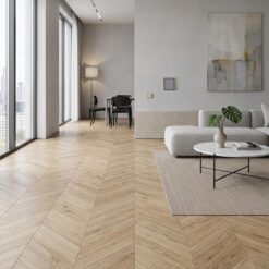 Artisan Chevron Natural UV Oiled Light Flooring