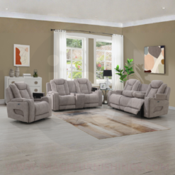 Jesper Electric Reclining Suite Oyster
