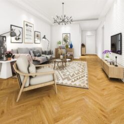 Authentic Herringbone Natural Oak 12mm