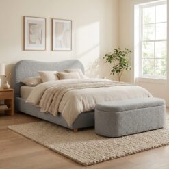 Donegal Grey Ottoman Blanket Box