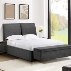 Alternative view of Waterford Blanket Box – Green or Grey