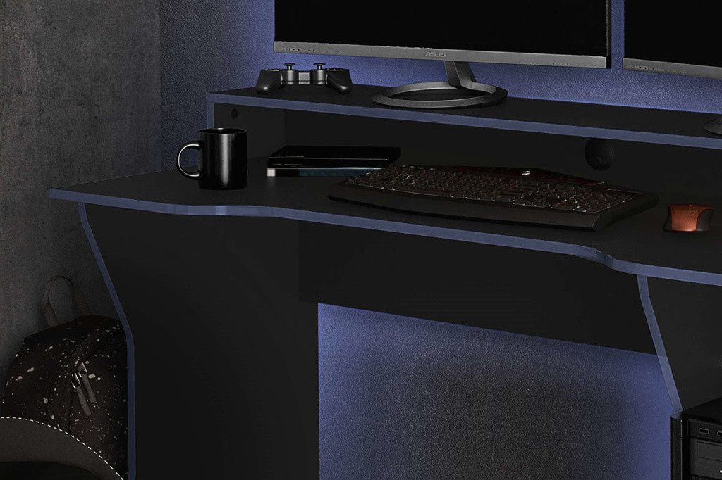 Enzo Gaming Computer Desk / 3 Colours - Image 7
