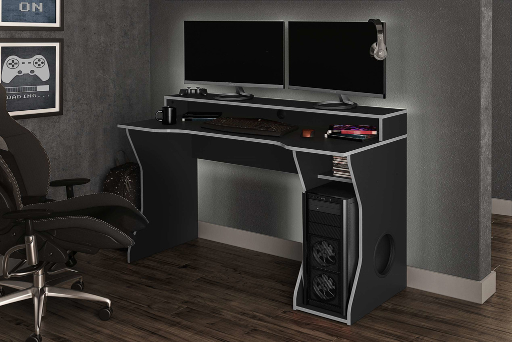 Enzo Gaming Computer Desk / 3 Colours - Image 4