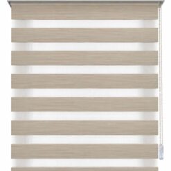 Zebra Ash Modern Window Blinds | Day & Night